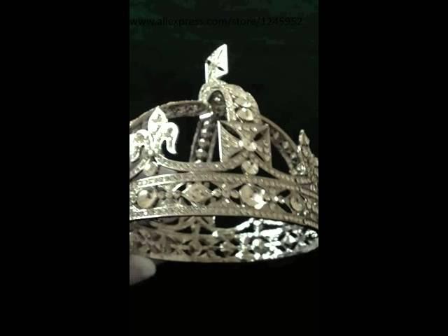 George IV State Diadem Royalty Tiaras Victoria and Alexandra Royal crowns baroque full round circle