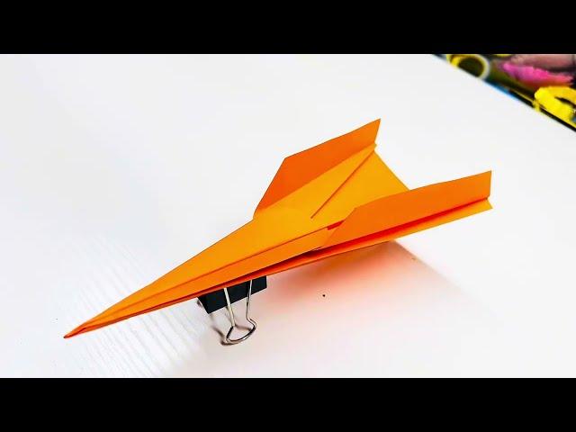 Origami Paper Plane: Fly Far with This Fun Craft! | Pushpa Arts Crafts