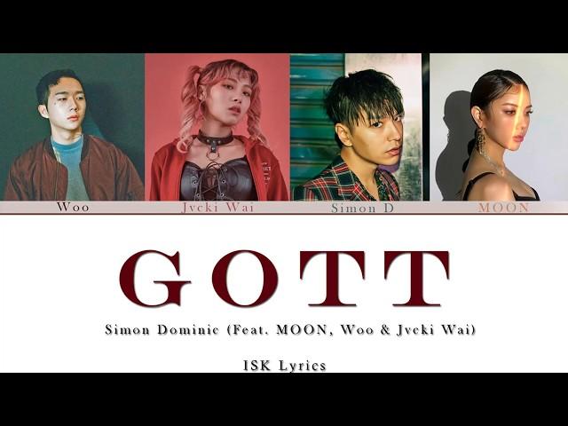 Simon Dominic - 'GOTT (Feat. MOON, 우원재 & Jvcki Wai) Color Coded Lyrics (ENG/HAN)