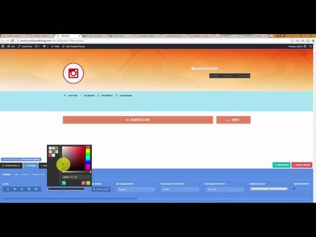 Creating Website Header Layout with Live Composer