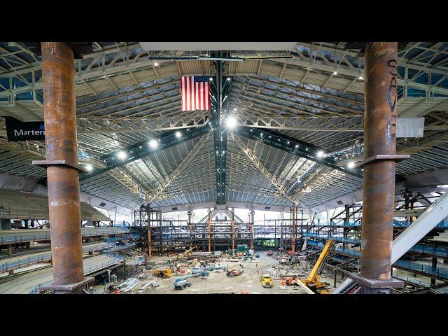 Climate Pledge Arena Update: Temporary Steel Removal