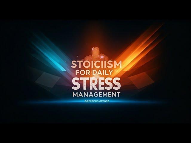 Stoicism For Daily Stress Management