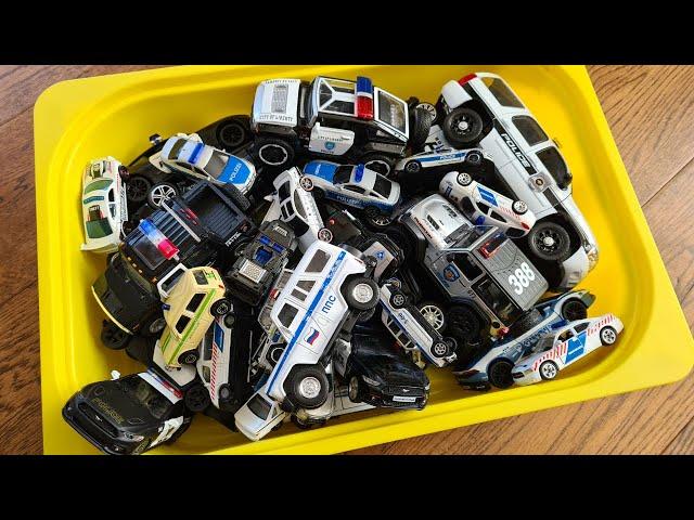 Box Full Of Police Cars Die cast alloy Cars * - MyModelCarCollection