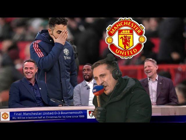 "Gary Neville Reacts to Ruben Amorim's Man Utd After Bournemouth Shocks Old Trafford"