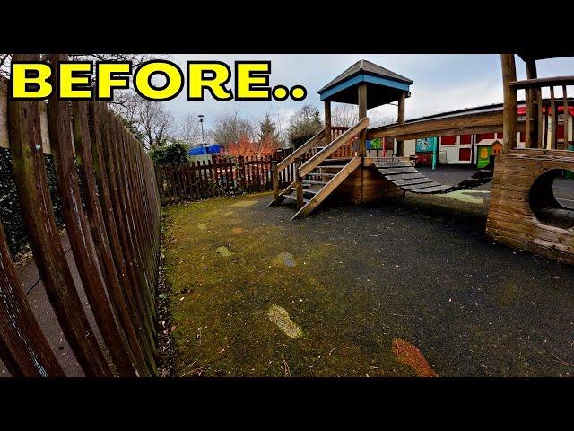 MOSS Ruining This School Playground! Join Us On Our Community Clean Up..