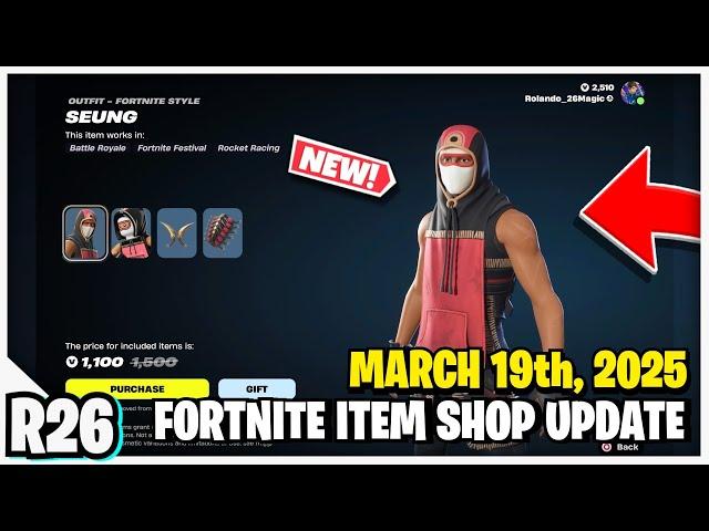 Fortnite Item Shop *NEW* THE THOUSANDS BLADES BUNDLE! [March 19th, 2025]