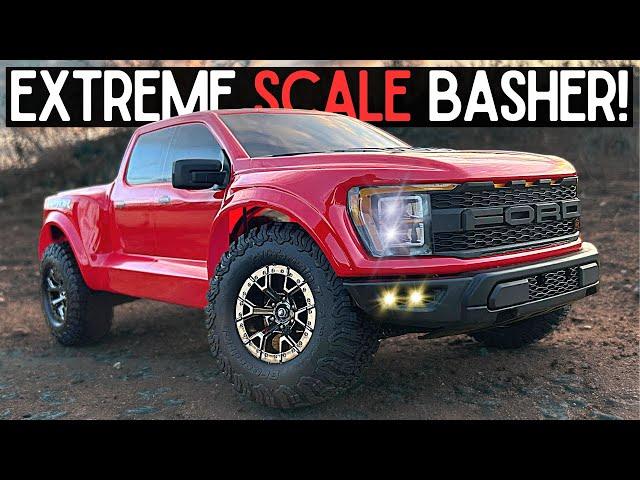 MOST EXTREME SCALE RC BASHER EVER? - NEW Traxxas Ford Raptor R!