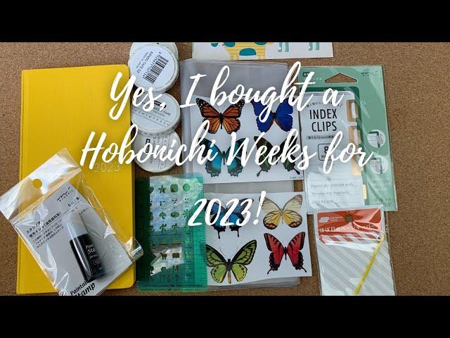 MY FIRST HOBONICHI WEEKS MEGA | HOBONICHI WEEKS ENGLISH EDITION 2023 | YES I KNOW