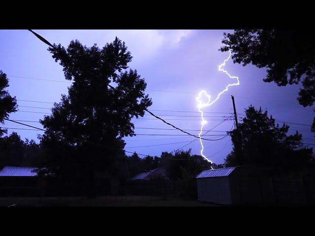 Late Night Thunderstorms with Intense Lightning (9/19/2023)