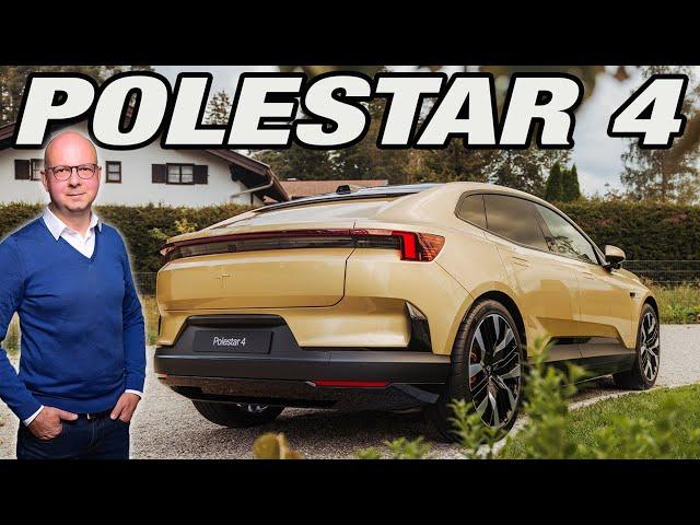 Der POLESTAR 4 - keine Heckscheibe dafür FAHRFREUDE PUR! Unser Test des elektrischen SUV-Coupés