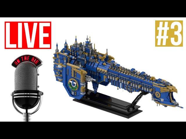 LesDiy Gloriana-class Battleship - Macragge's Honour LIVE build - 3 | MOC 160650