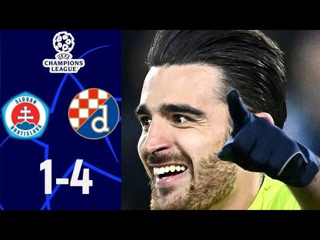 Slovan Bratislava vs Dinamo Zagreb | Highlights | Champions League 2024