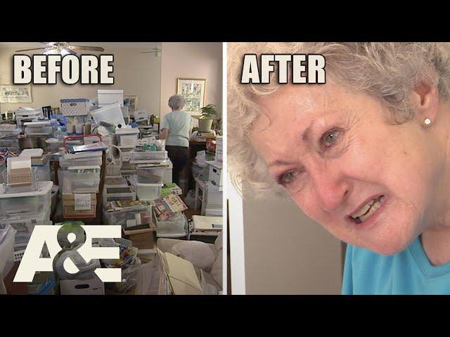 Hoarders: Woman Stockpiles 3,000 Containers & Can't Get Rid Of ANYTHING | A&E