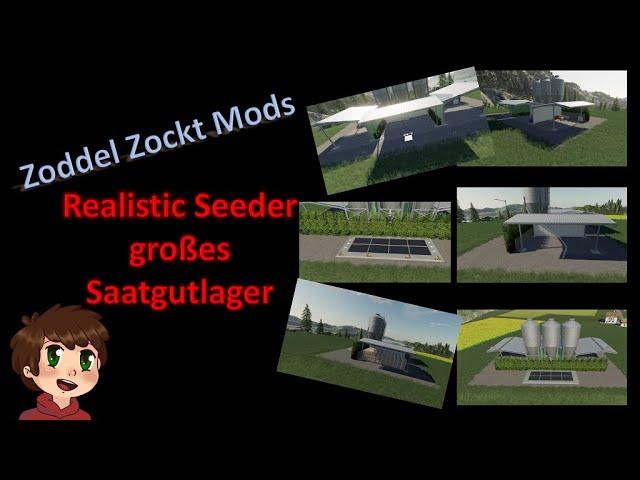 Modvorstellung Zoddel Zockt - Großes Lager Realistic Seeder  - Global Company - Farming Simulator 19