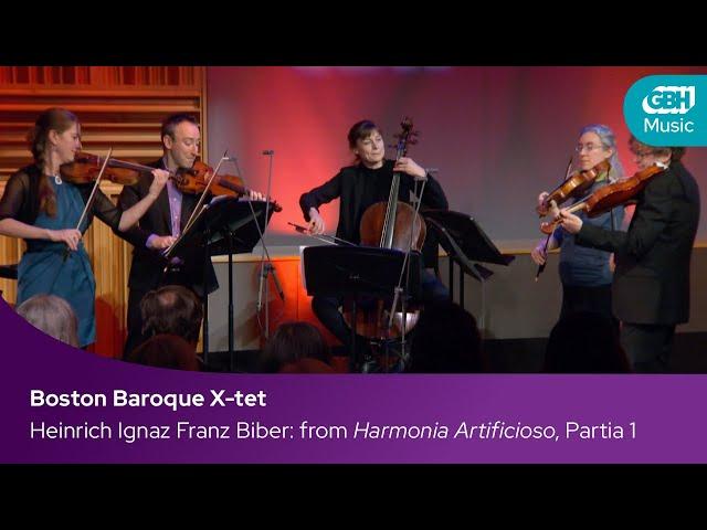 Dances by Heinrich Ignaz Franz Biber, with Boston Baroque X-tet, live from GBH Music