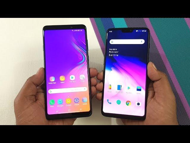 Samsung A9 vs One Plus 6 Speed Test | TechTag