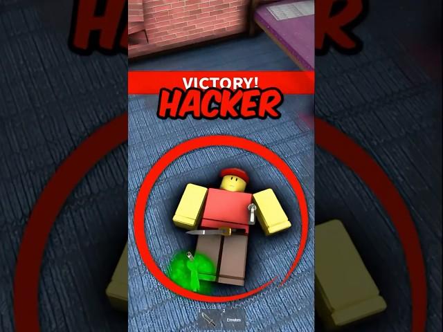 REVENGE on HACKER in MM2 #roblox #mm2 #murdermystery2