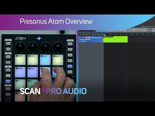 Presonus Atom - Hands on with Studio One.