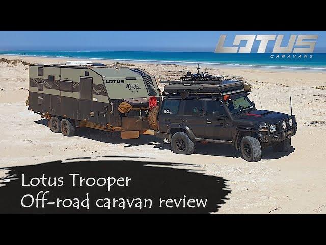 Lotus Trooper full time living in our off-road caravan