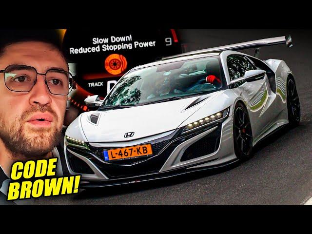 CLOSE CALL! NEW HONDA NSX in Trouble!  // Nürburgring