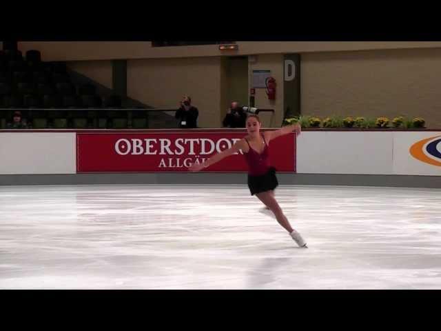 Nebelhorn-Trophy 2012 Elena GLEBOVA EST SP