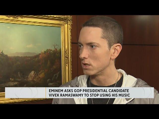 Eminem asks GOP presidential candidate Vivek Ramaswamy to stop using his music