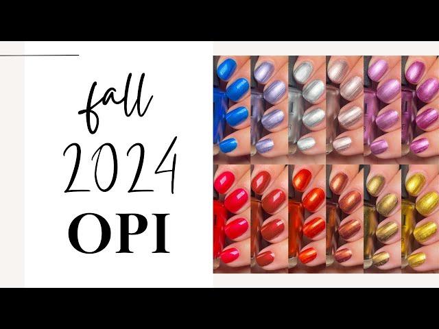 OPI Fall 2024 Collection: All Metallics? Let's Talk... 