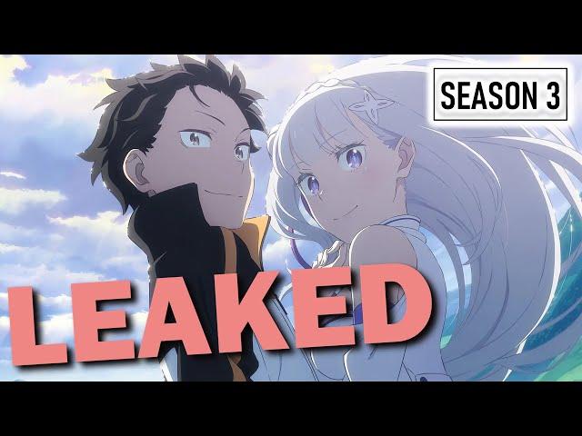 Re:ZERO Season 3 got LEAKED...