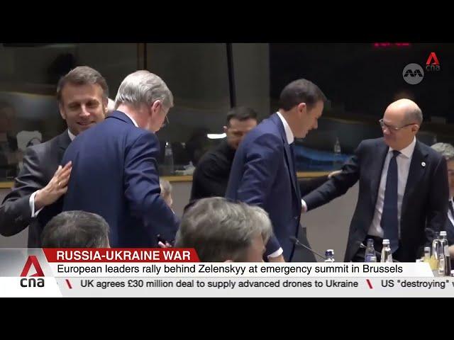 Russia-Ukraine war: Europe rallies behind Zelenskyy at emergency summit