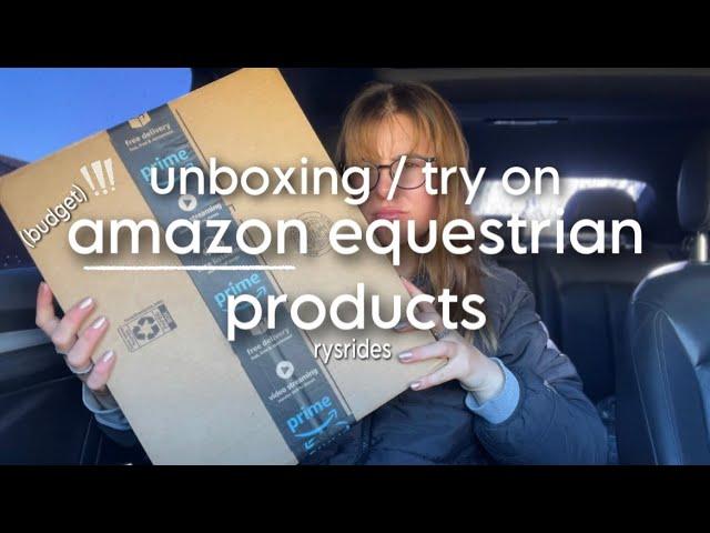 CHEAP amazon tack haul ! (+ try on/first impressions)