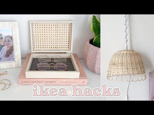Ikea Hacks and DIYs ️Cane home decor ideas | Easy and budget friendly