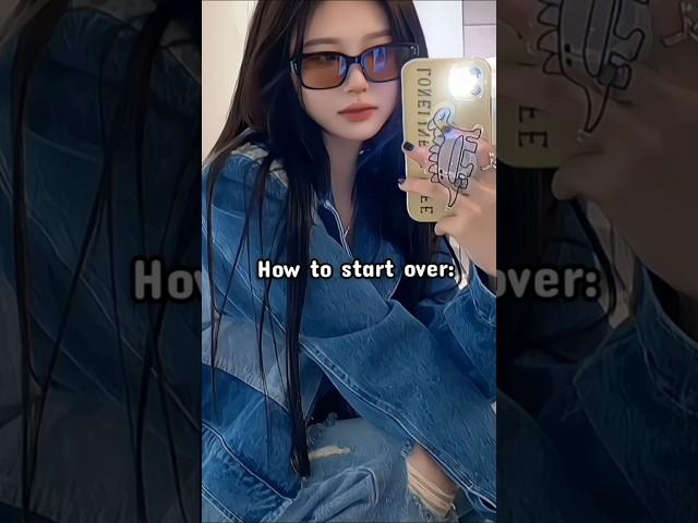 how to start over #aesthetic #study