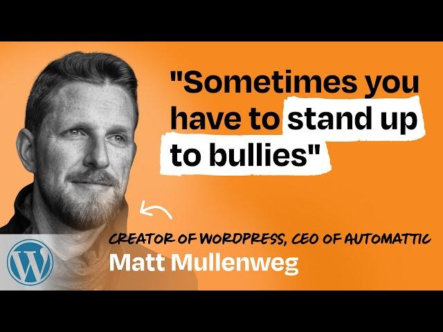 Matt Mullenweg on the future of open source and why he’s taking a stand