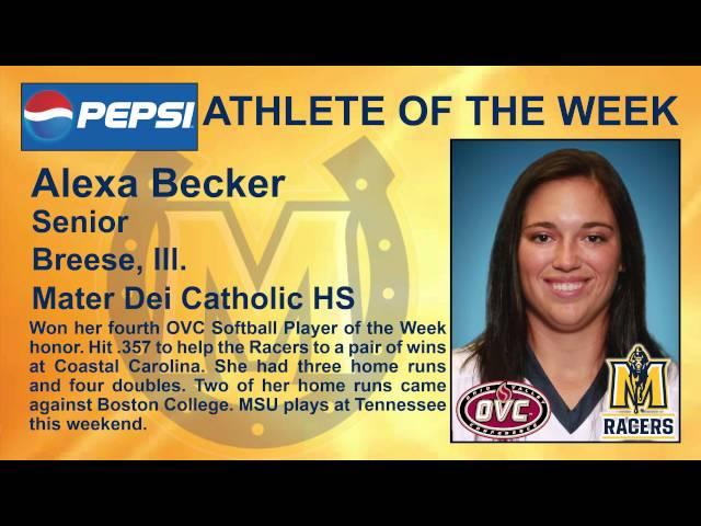 Pepsi Athlete of the Week Alexa Becker