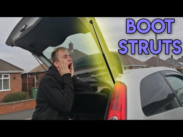 Ford Fiesta Mk6 Boot Strut Replacement (EASY)