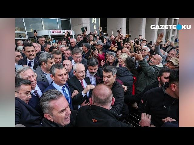 MAHMUT ÖVÜR ADLİYEDE KILIÇDAROĞLU'NA DESTEK VERENLERİN ÖFKESİ