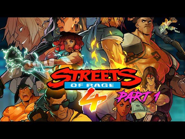 Streets of Rage 4 Co-op Part 1 - Let's Play on Stream