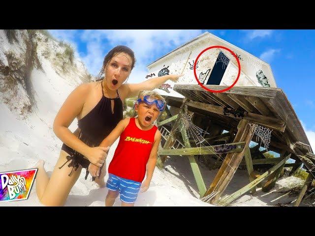 Finding SECRET HIDDEN HOUSE On Abandoned Beach! (WHAT’S INSIDE?)