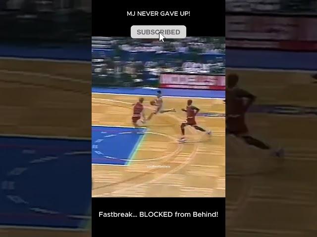 MJ Fastbreak Block #goat #nba #basketballlegend