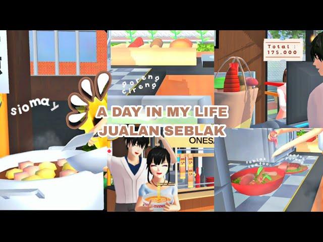 a day in my life Penjual Seblak || SAKURA SCHOOL SIMULATOR #VLOG1