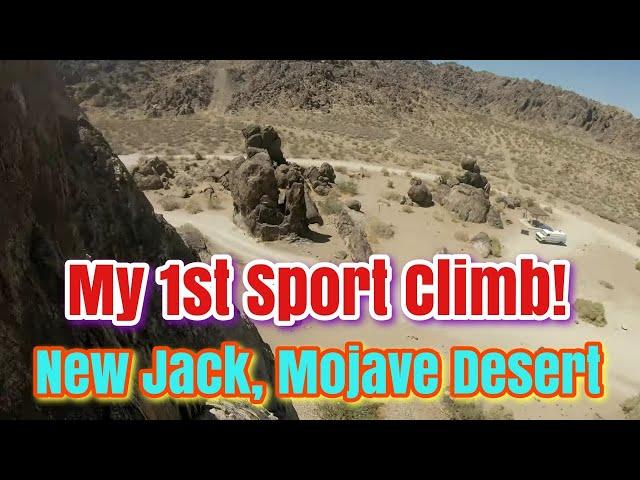 GoPro Climbs: My FIRST Sport Climb - New Jack City, California - Mojave Desert