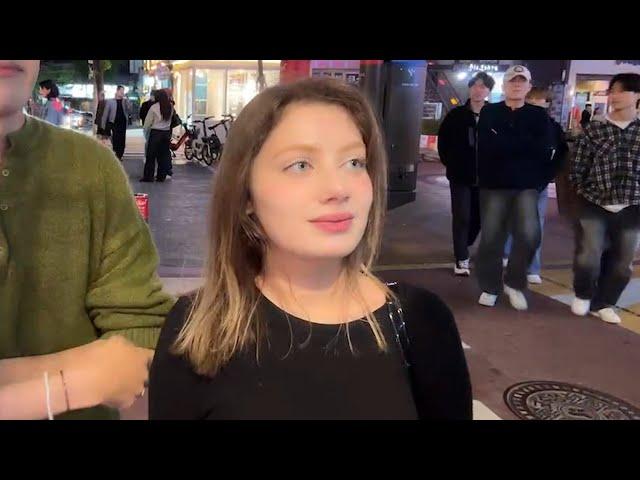 What happens when a Korean man meets a foreigner on the street