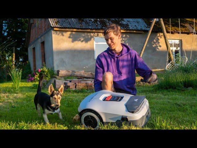 FINALLY Taking CARE of our Messy Lawn with ANTHBOT Genie 3000