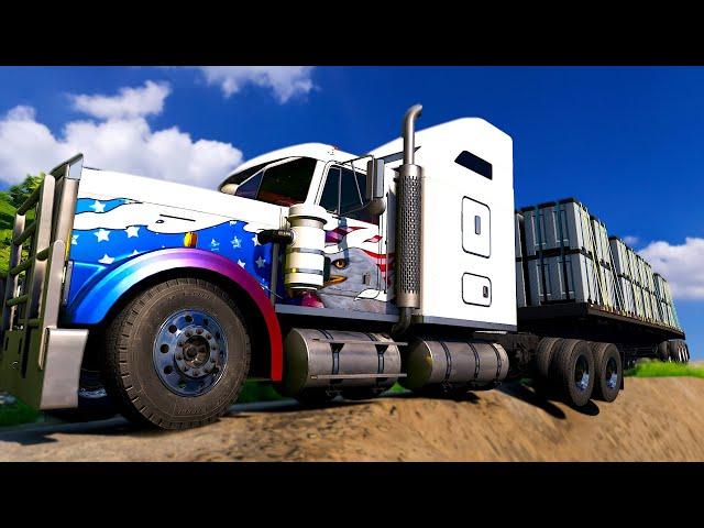 High-Risk Supply Delivery: Realistic Driving in BeamNG.drive