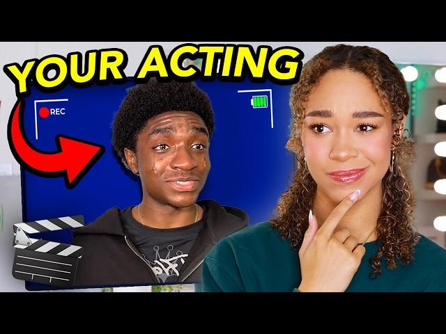 Reacting to My Subscribers Acting... PART 4 *future Oscar winners* (Monologue Audition Tapes)