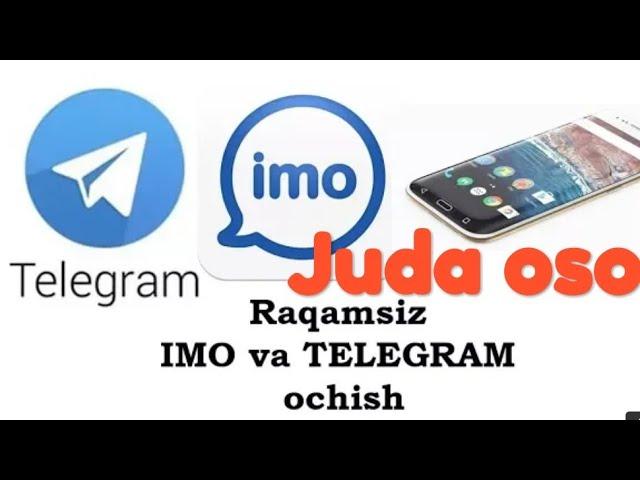 RAQAMSIZ IMO VA TELEGRAM OCHISH /VIDEONI OXIRIGACHA KOʻRING  (Telegram va imo sirlari)