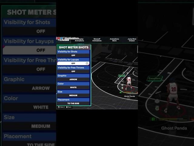 How to turn off the shot meter in NBA 2K25 (MyCAREER)! 