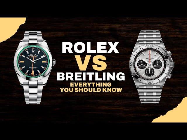 Rolex vs Breitling ⌚ Everything YOU SHOULD KNOW! Best Breitling Watches & Rolex Watches