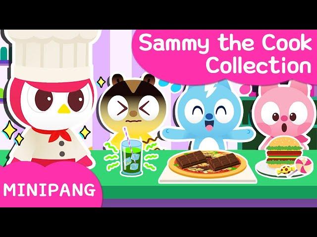 Learn colors with MINIPANG | Sammy the Cook Collection | MINIPANG TV 2D Play