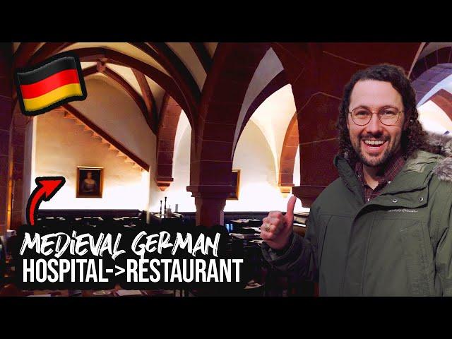 EATING IN A 13TH CENTURY GERMAN HOSPITAL + Exploring Mainz, Germany